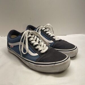Vans Mens Sneakers Shoes Size 10.5 Skateboard Shoe Blue Navy White